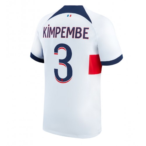 Paris Saint-Germain Presnel Kimpembe #3 Gostujuci Dres 2023-24 Kratak Rukav